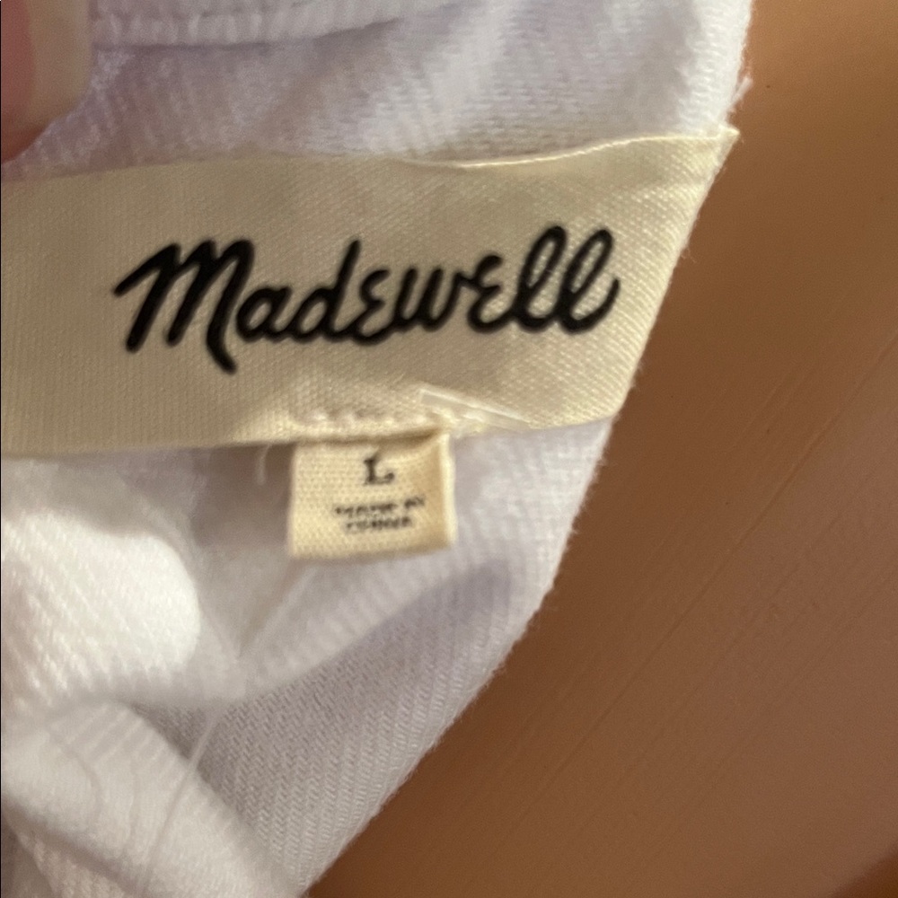 Madewell White Sleeveless Mini Dress - Picture 6 of 9